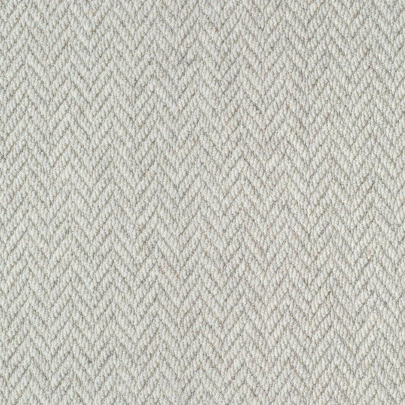 Herringbone Wool Flat White